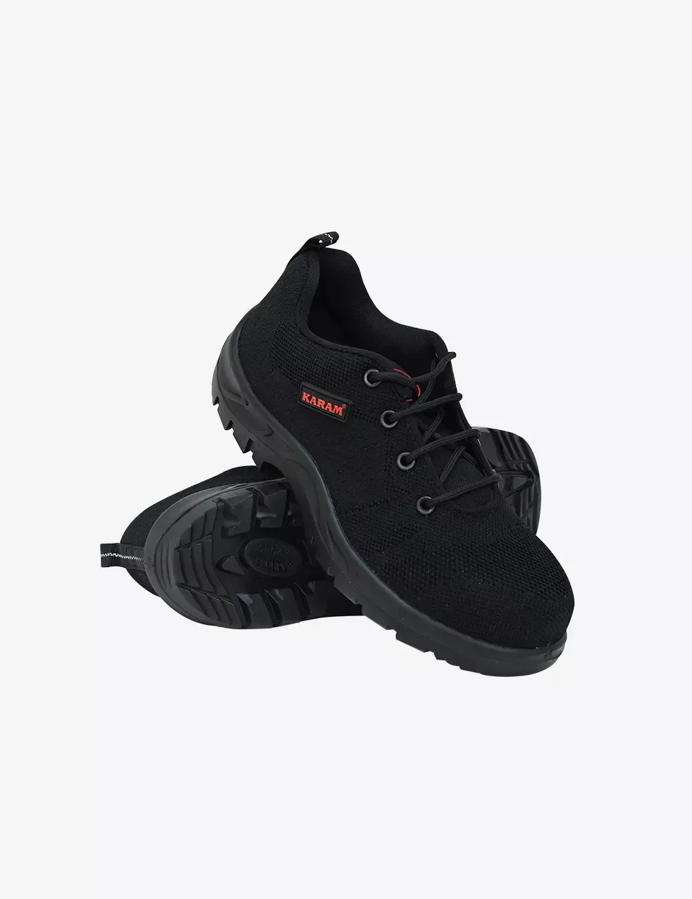 Flytex Black Sporty Slip-on Safety Shoes, FS216FN(FWSAMN)