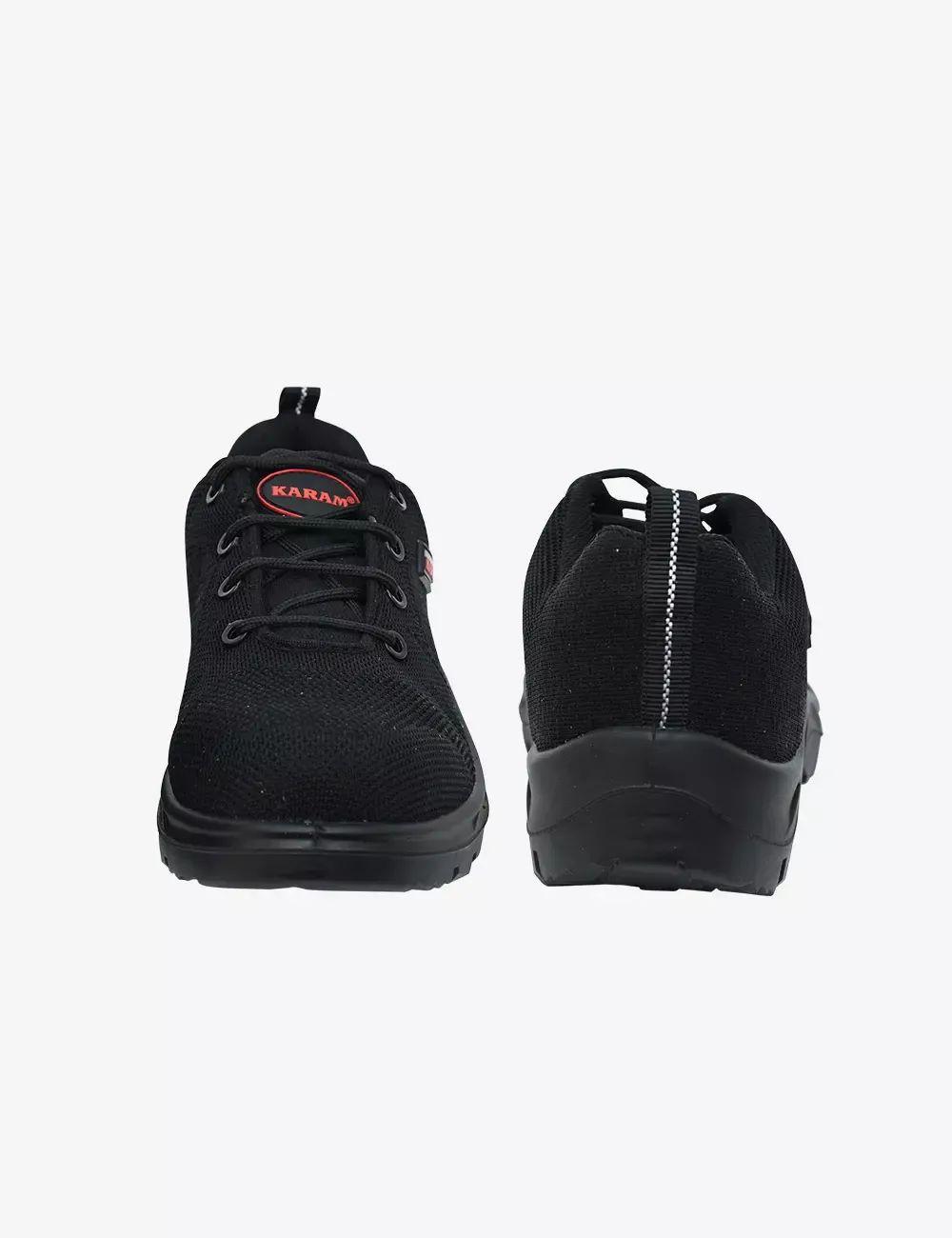 Flytex Black Sporty Slip-on Safety Shoes, FS216FN(FWSAMN)