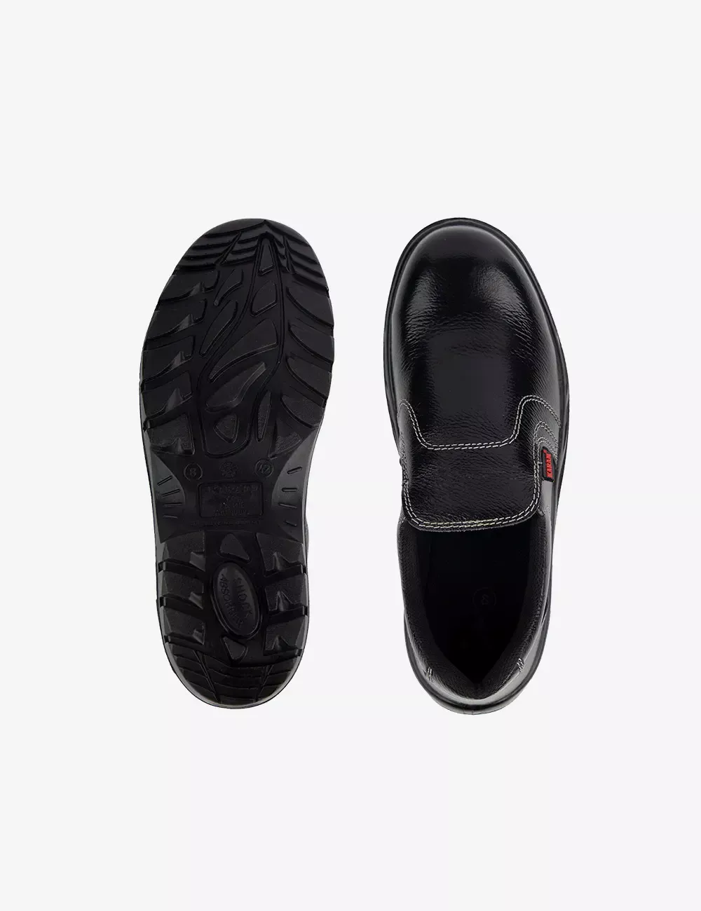 Executive Choice Slip-on Leather Safety Shoes, FS04BL(SWSAMN)