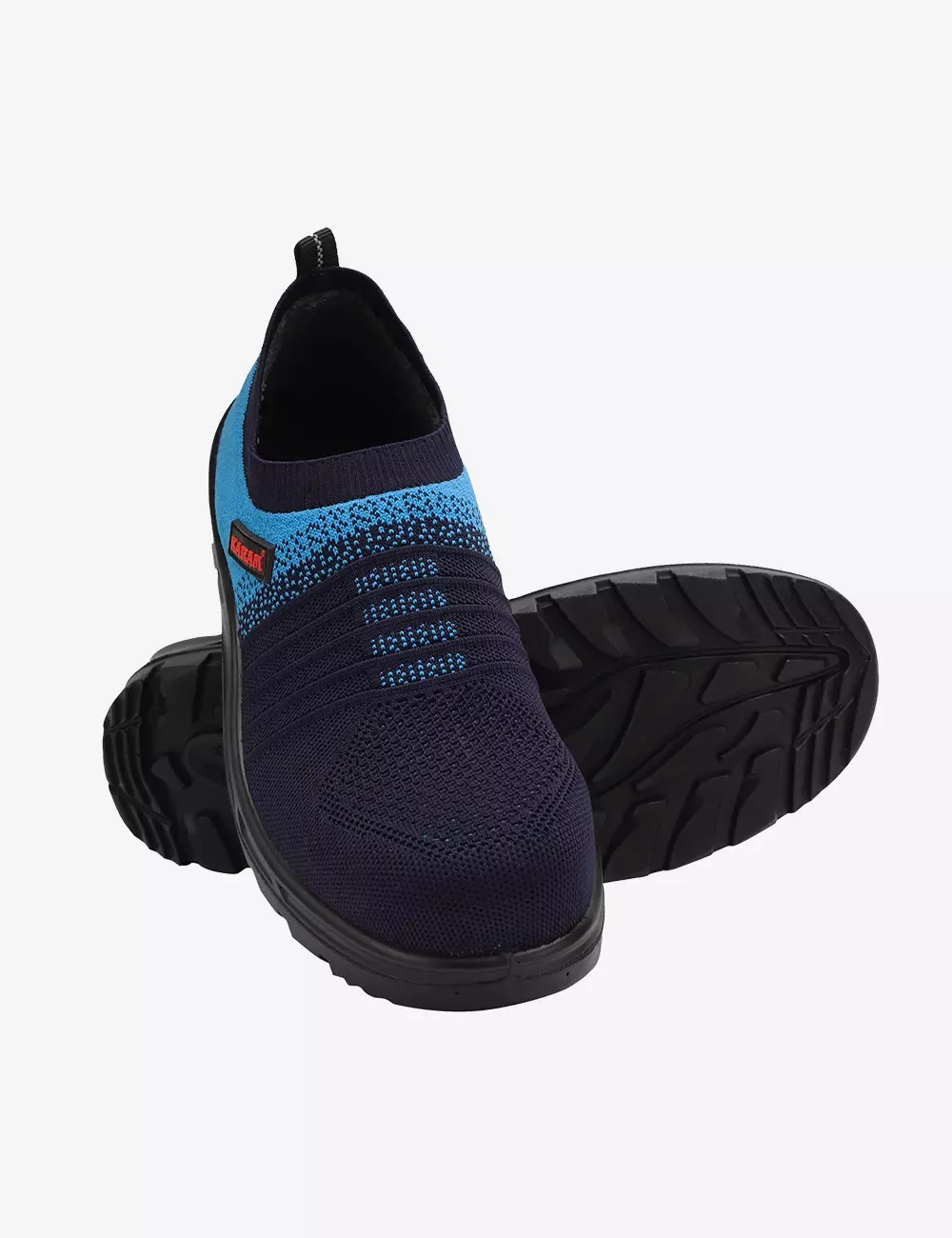 Flytex Black and Blue Sporty Slip-On Safety Shoes, FS203FN(FWSAMN)