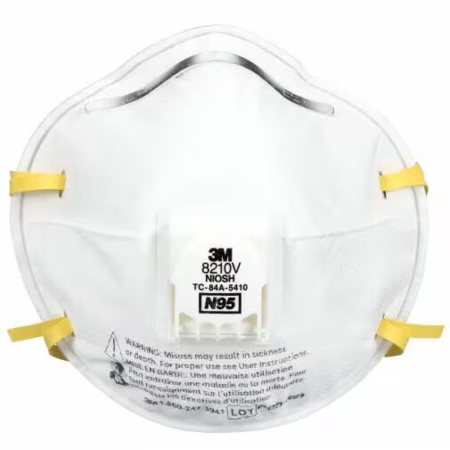 3M™ Particulate Respirator 8210V, N95 80 EA/Case