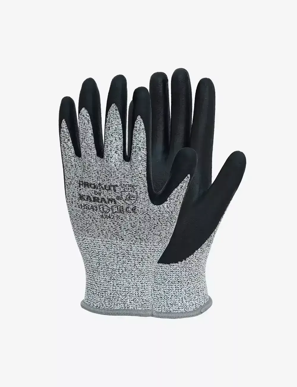 HPPE Liner with Black Nitrile Micro Foam Coating, HS43