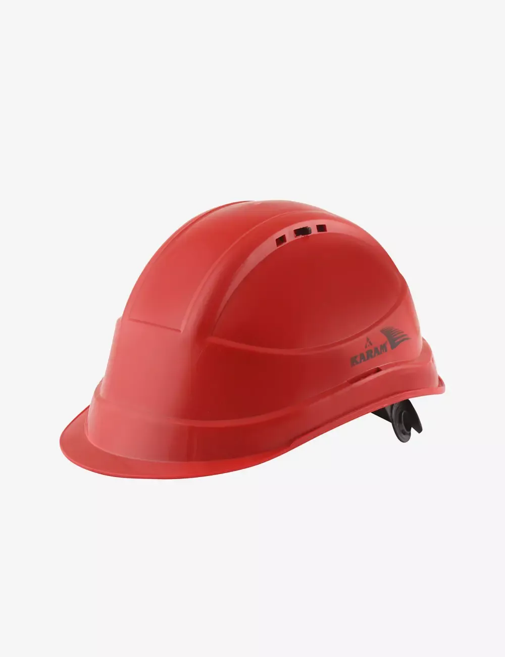 Safety Helmet with Protective Peak with Slider Type Adjustment and Ventilation Slots, PN541