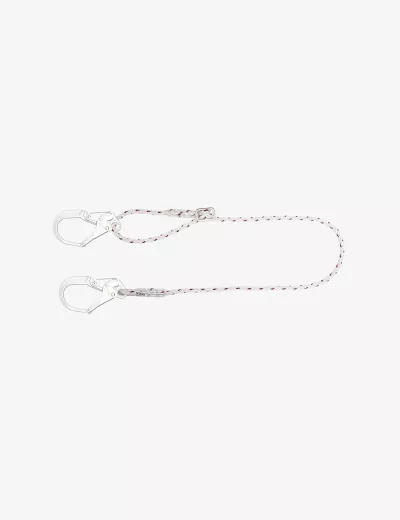 KARAM 2m Twisted Rope, Work Positioning Lanyard with Ring type Adjuster, PN241(167F_167F)(2.0M)