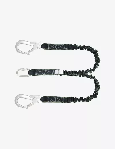 KARAM 2 m, Expandable Internal Shock Absorbing Twin Lanyard (Industrial Safety Variant), PN371(IS)(A)(2.0M)