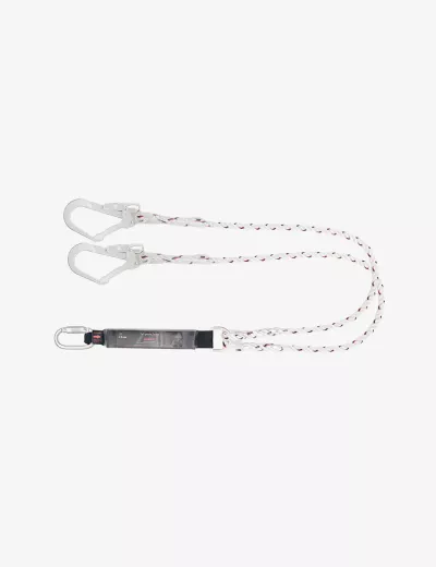 KARAM 2 m, Forked Lanyard with Energy Absorber and Connectors PN111 & PN131, PN351(111_131)(2.0M)