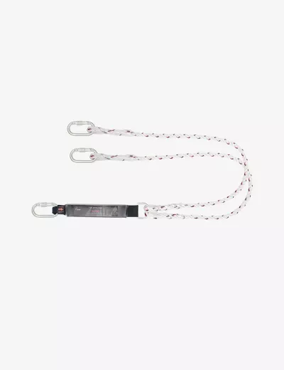KARAM 2 m, Forked Lanyard with Energy Absorber and Connectors PN112 & PN112, PN351(112_112)(2.0M)