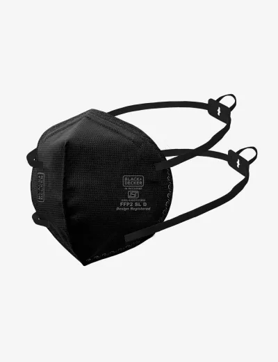 BLACK+DECKER ISI FFP2 Pollution Resistant Face Mask with Headband, BXFM1012IN