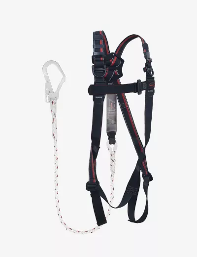 KARAM Rhino Harness PN23 with Energy Absorbing Twisted Rope Lanyard 2 meters