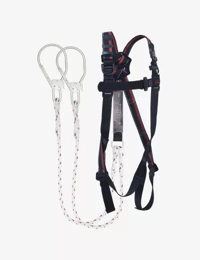 KARAM Rhino Harness PN23 with Forked Lanyard with Energy Absorber with Hook PN132