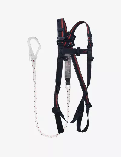 KARAM Rhino Harness PN22 with Energy Absorbing Twisted Rope Lanyard 1.8 meters