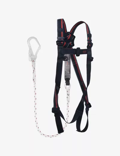 KARAM Rhino Harness PN22 with Energy Absorbing Twisted Rope Lanyard 2 meters