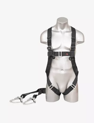 KARAM Nospark Harness with PN361 Forked Lanyards with Energy Absorber, PN22(AS)(PN361N)(000_131N)(2.0M)