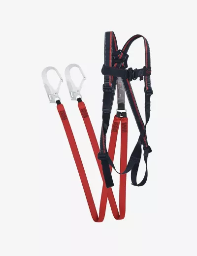 KARAM Rhino Harness PN24 with PN361 Forked Lanyards with Energy Absorber, PN24(PN361)(000_133)(1.5M)