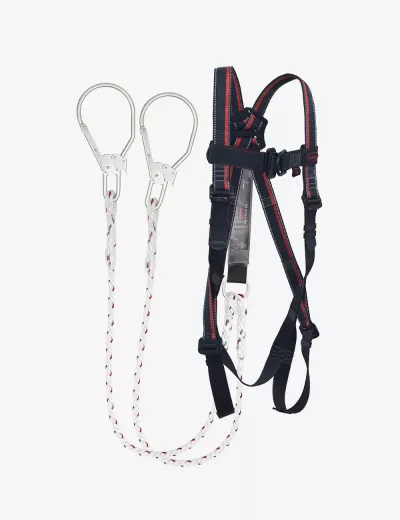 KARAM Rhino Harness PN24 with PN351 Forked Lanyards with Energy Absorber, PN24(PN351)(000_132)(2.0M)