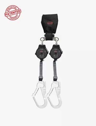 Mikron Twin Lanyard with Shock Pack, MIC12N(131N)