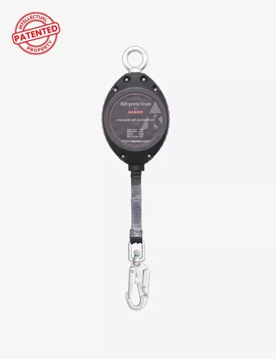 Retractable Blocks in Polymer Casing with Webbing Lanyard, PCWB06