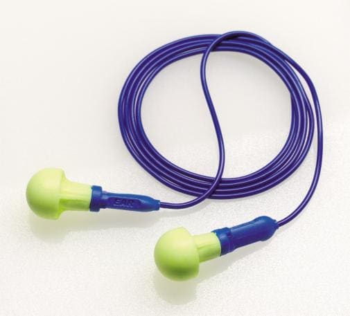 3M™ E-A-R™ Push-Ins™ Earplugs 318-1001, Corded, Poly Bag, 400 Pair/Case