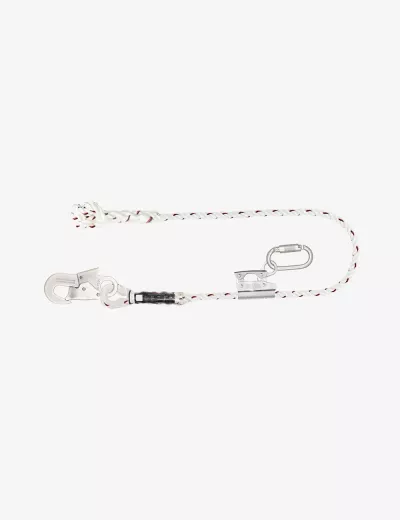 KARAM 2 mtr Twisted Rope, Work Positioning Lanyard with Grip Adjuster RG03
