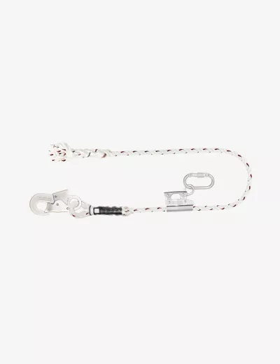 KARAM 2 m, Work Positioning Lanyard with Rope Grab RG03, Karabiner PN112 and Hook PN121
