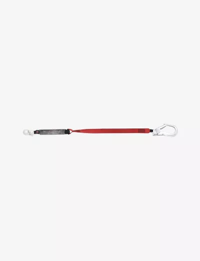KARAM 2 m, Energy Absorbing 44mm Webbing Lanyard One Side Hook PN121 and Other Side Hook PN136, PN329(A)(2.0M)