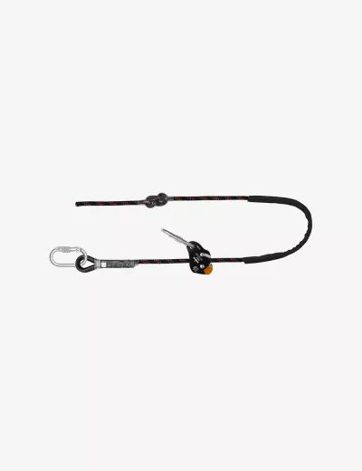 KARAM 2 m, Work Positioning Lanyard with Grip Adjuster RG07, Protective Sleeve (Kernmantle Rope), PN247(PR)(2.0M)