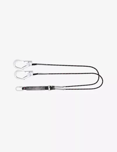 KARAM, Forked Lanyard with Energy Absorber and Connectors PN112 & PN136