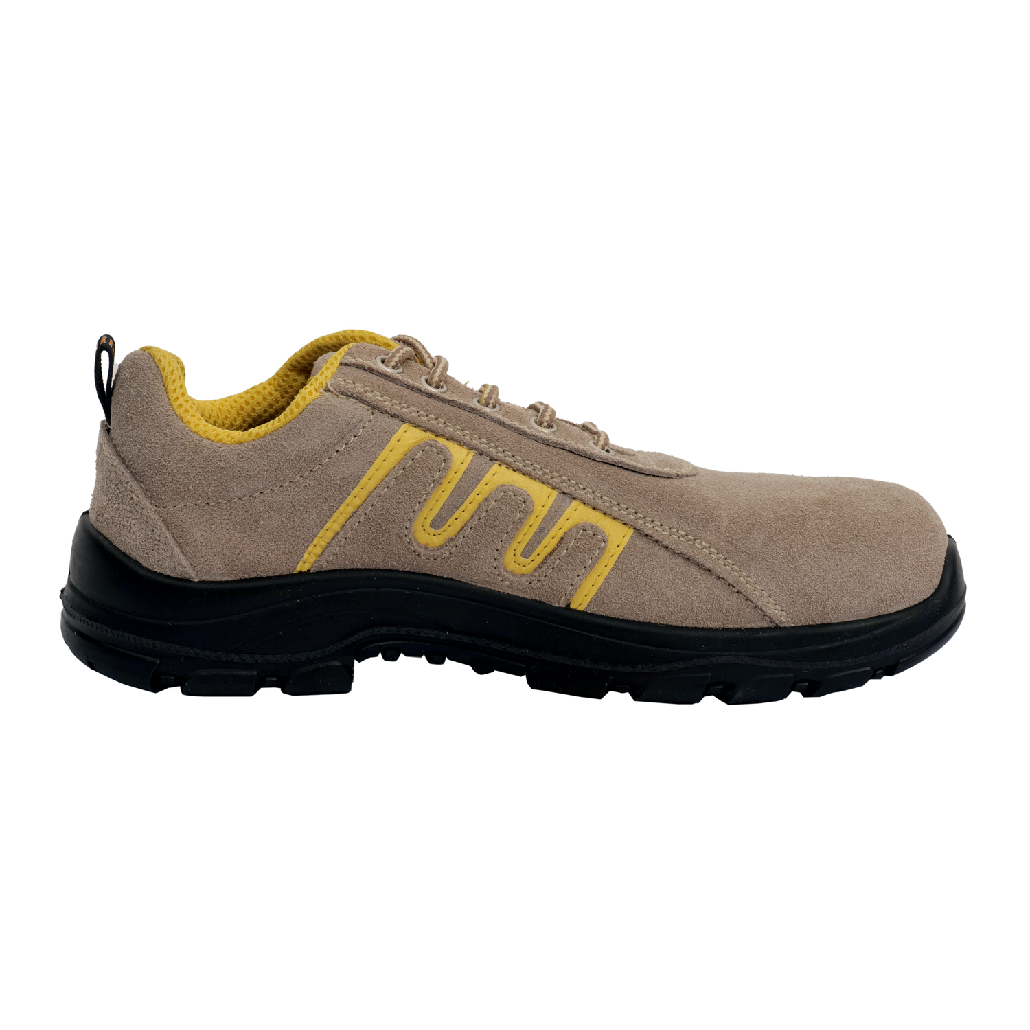 Vaultex, SBP Low Ankle Protective Footwear, Beige/Yellow Color