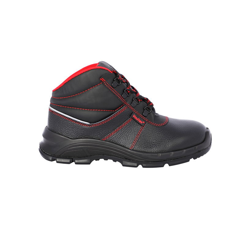 Vaultex, S3 HRO High Ankle Safety Shoes, Pu Nitrile Rubber Sole