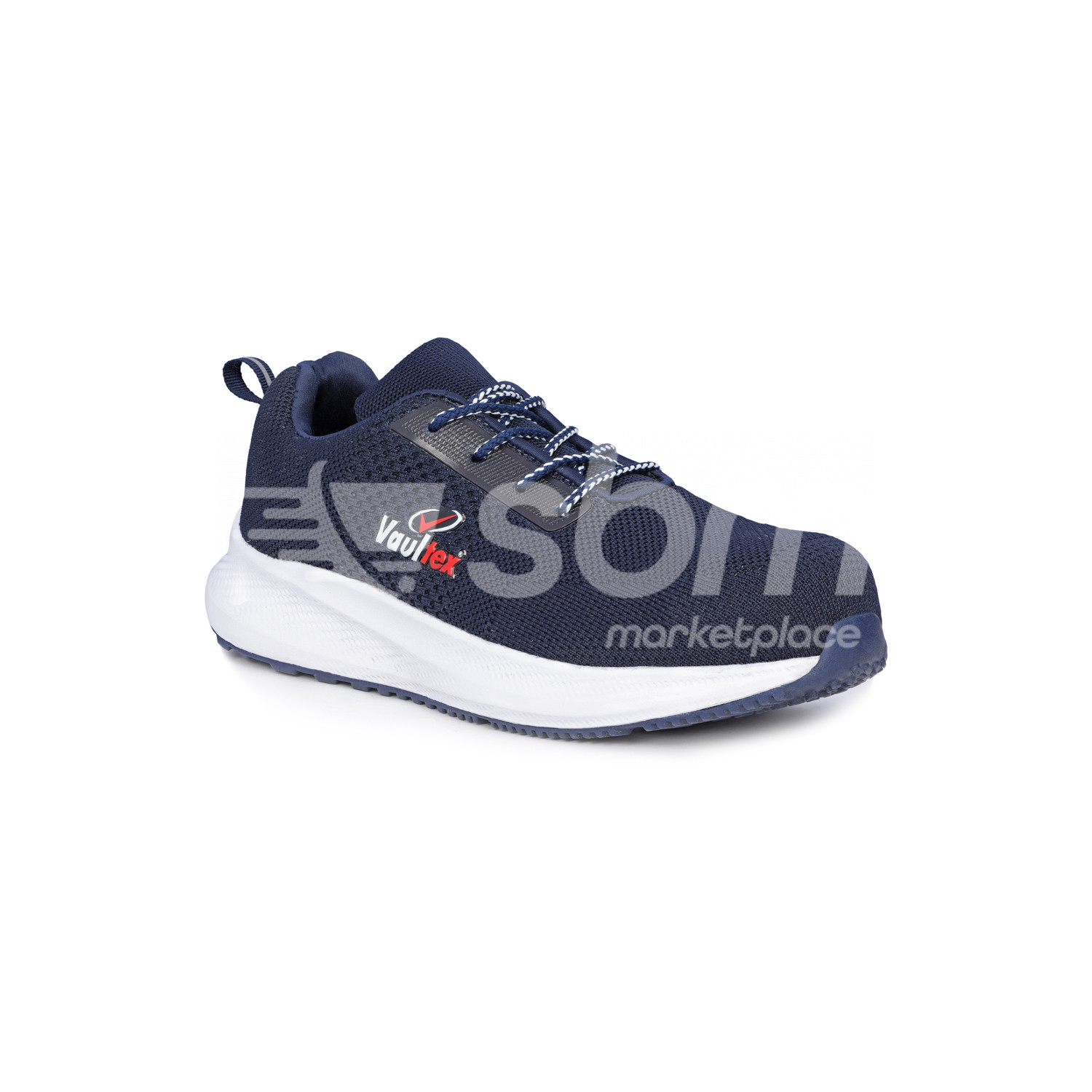 Vaultex, SBP Low Ankle Protective Footwear, Blue & White Color