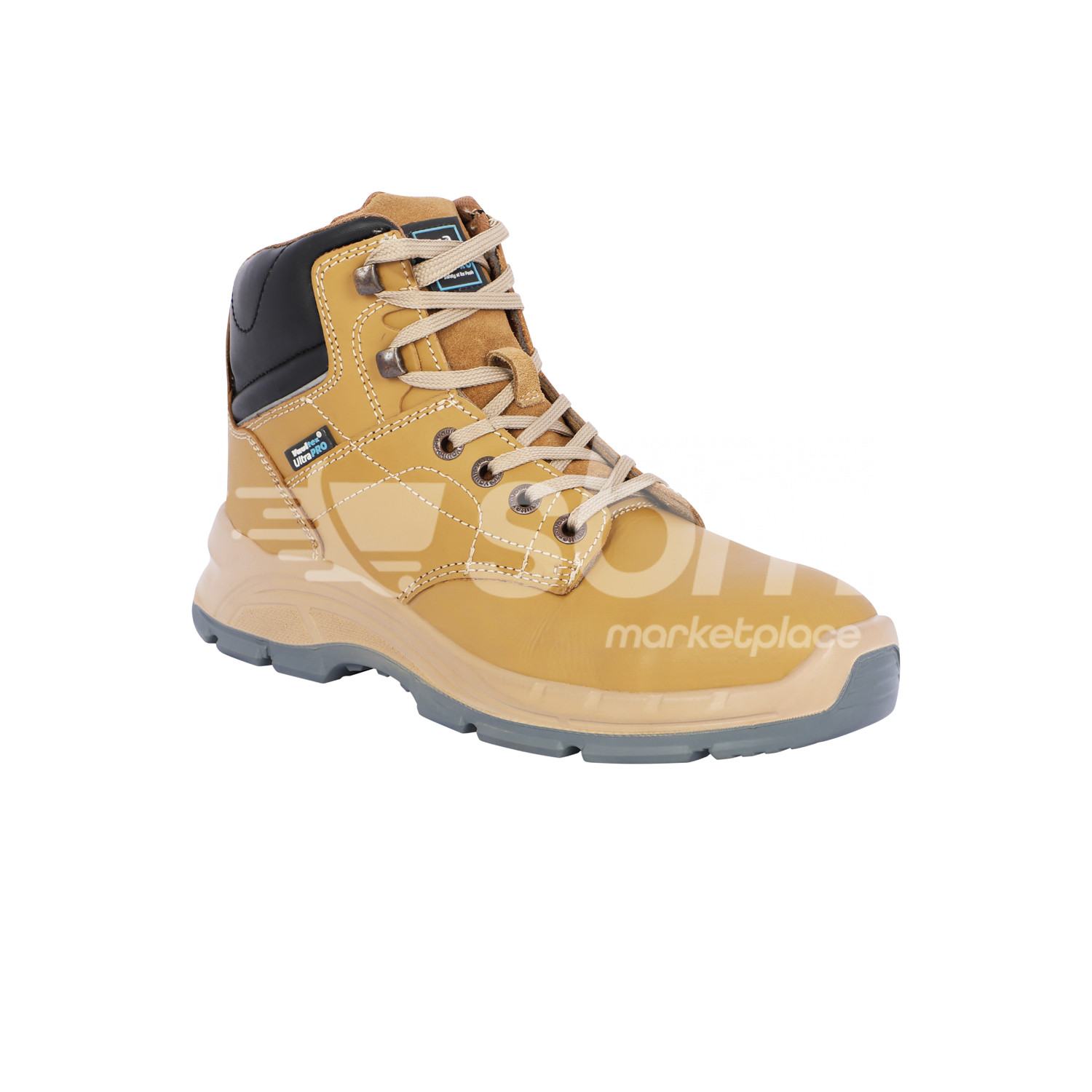 Vaultex Ultra Pro, SB PL HI CI FO LG SR High Ankle Protective Footwear, Honey Color