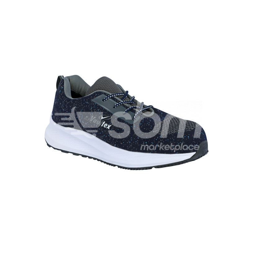 Vaultex, SBP Low Ankle Protective Footwear, Blue & White Color