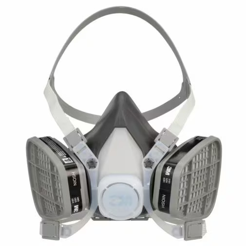 3M™ Half Facepiece Disposable Respirator Assembly 53P71, Organic Vapor/P95 Respiratory Protection, Large 12 EA/Case