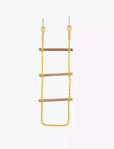 Rope Ladder With Wooden Rungs