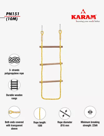 Rope Ladder With Aluminium Rungs PN151