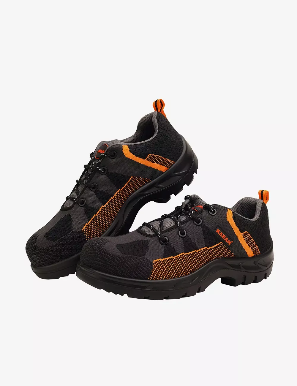 Flytex Black Sporty Safety Shoes, FS210FN(FWSAMN)