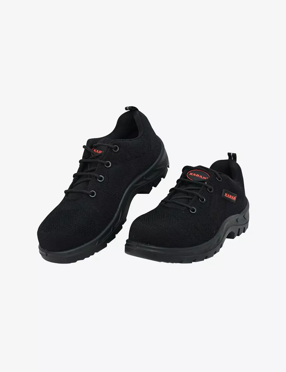 Flytex Black Sporty Slip-on Safety Shoes, FS216FN(FWSAMN)