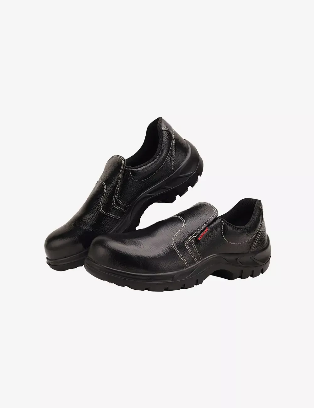 Executive Choice Slip-on Leather Safety Shoes, FS04BL(SWSAMN)