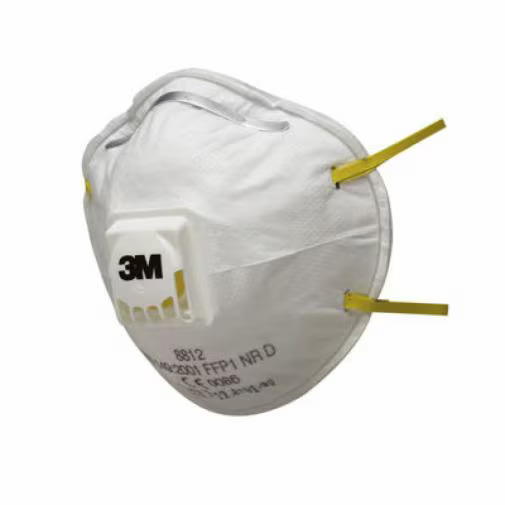 3M™ 8812 Respirator, Valved, 240 ea/Case