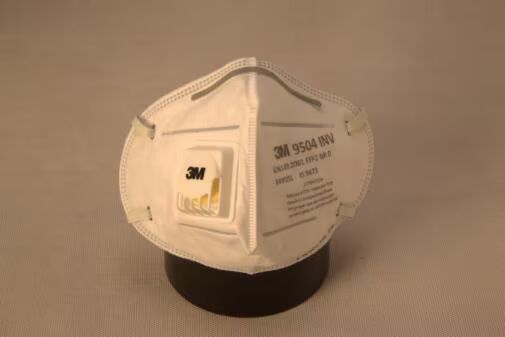 3M™ Particulate Respirator 9504INV (FFP2, BIS, Valved), 250 EA/Case