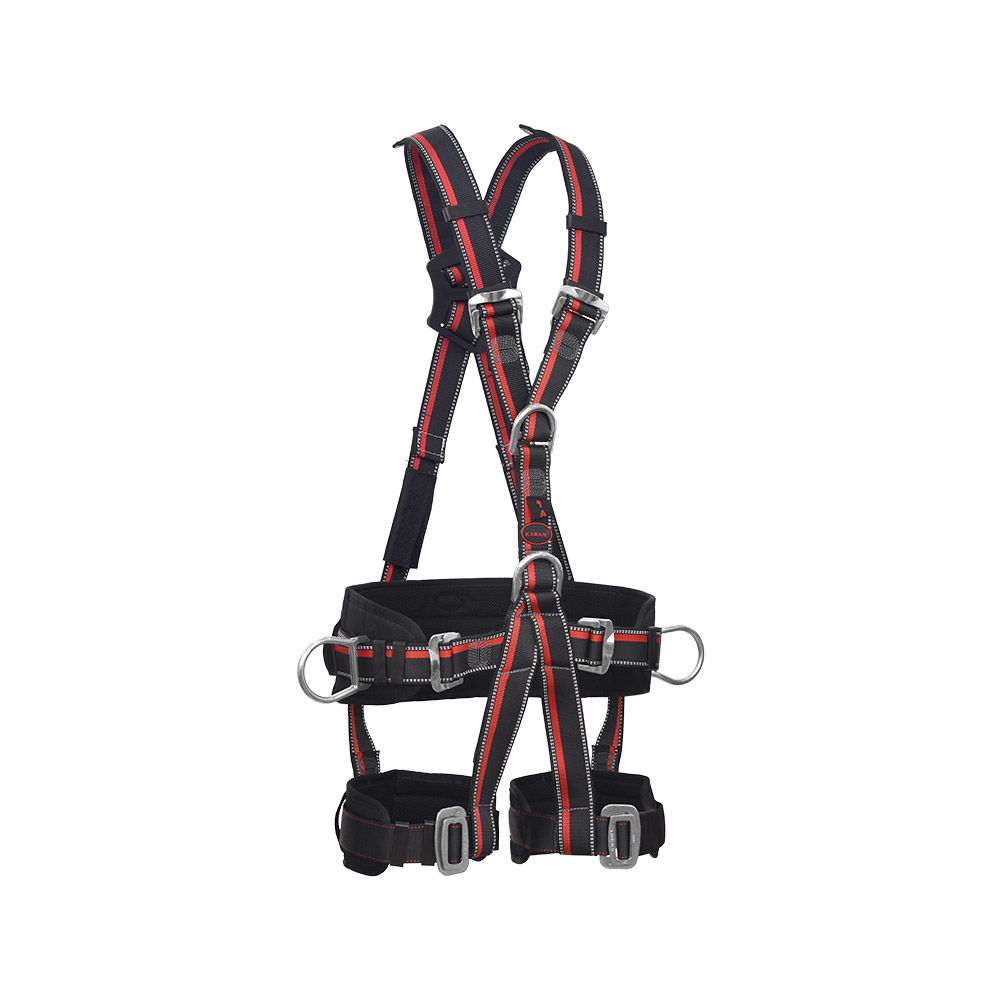 Tower and Rescue Harness with 2 Adjustment & 4 Attachment Points