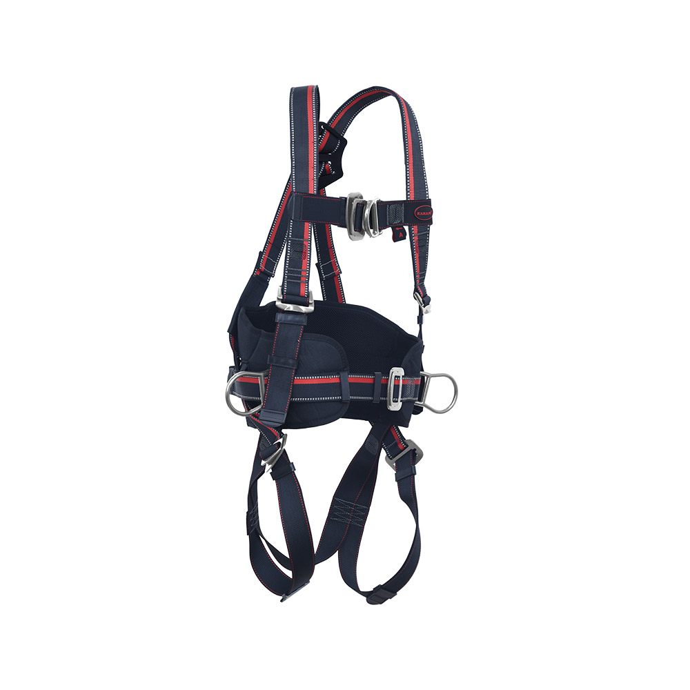 Fall Arrest Harness with 4 Adjustment & 3 Attachment Points