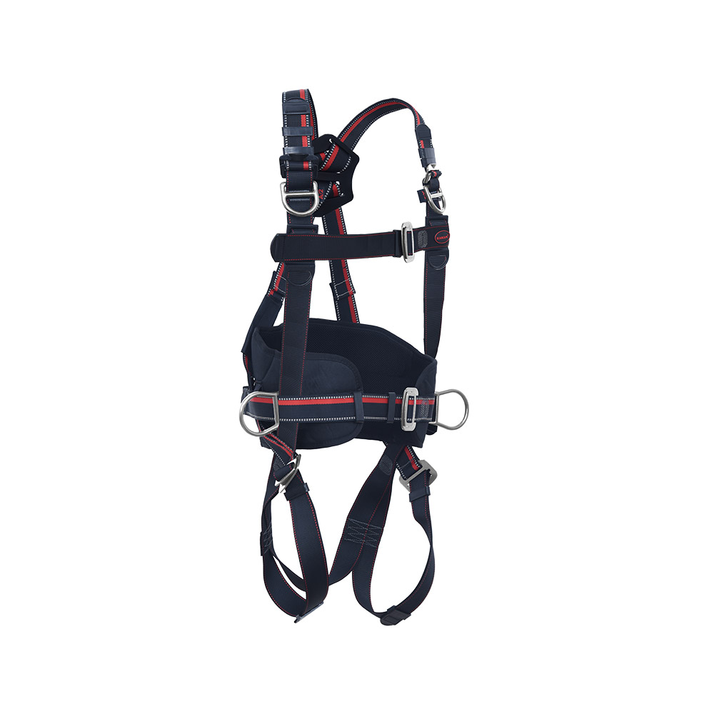 Tower Climbing Harness with 4 Adjustment & 3 Attachment Points